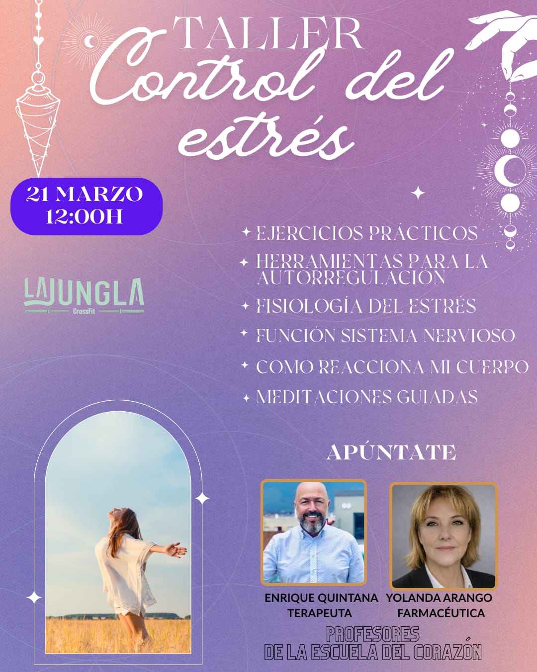 Flyer Taller Control del Estrés